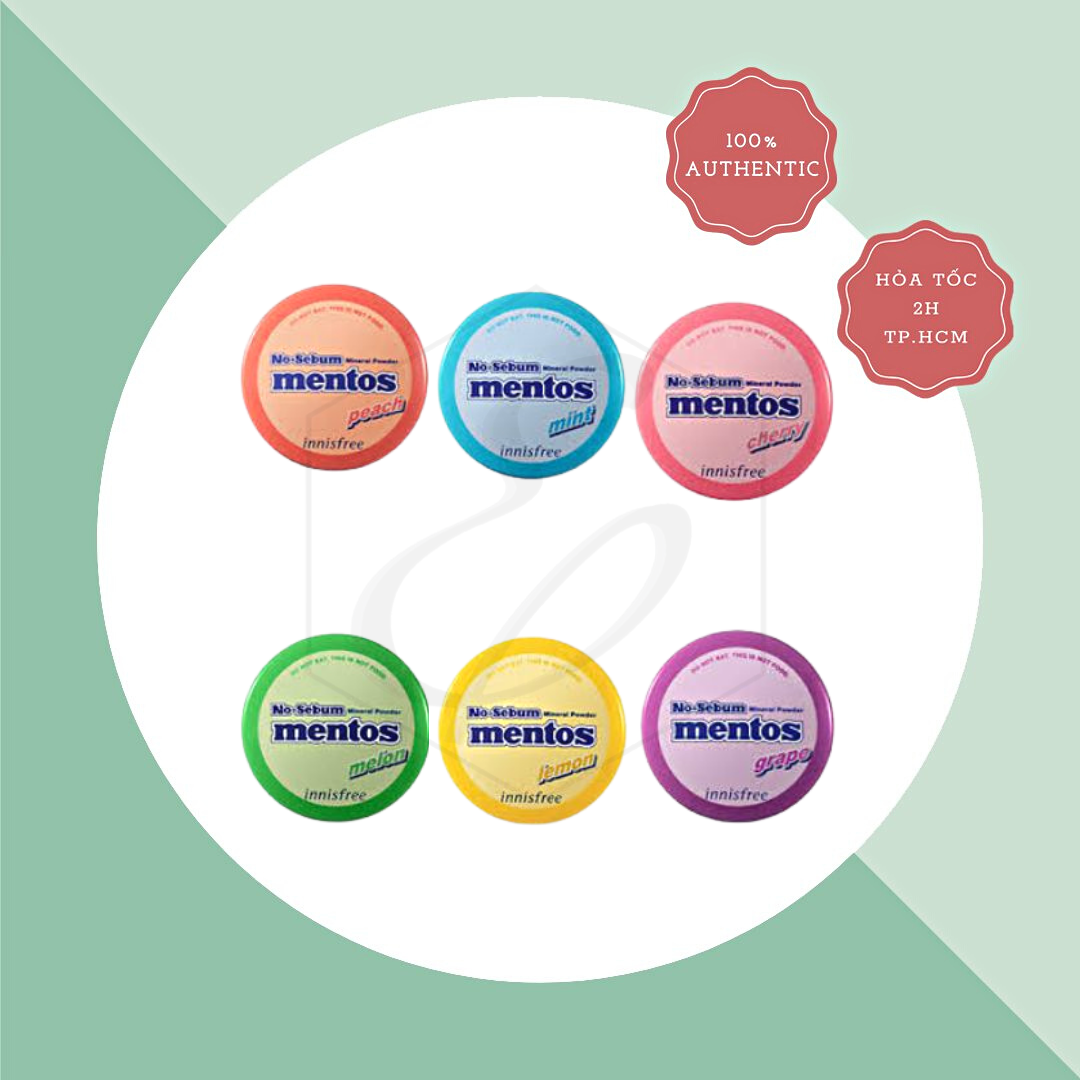 Phấn Phủ Bột Dạng Bột Innisfree No Sebum Mineral Powder Mentos - 5g